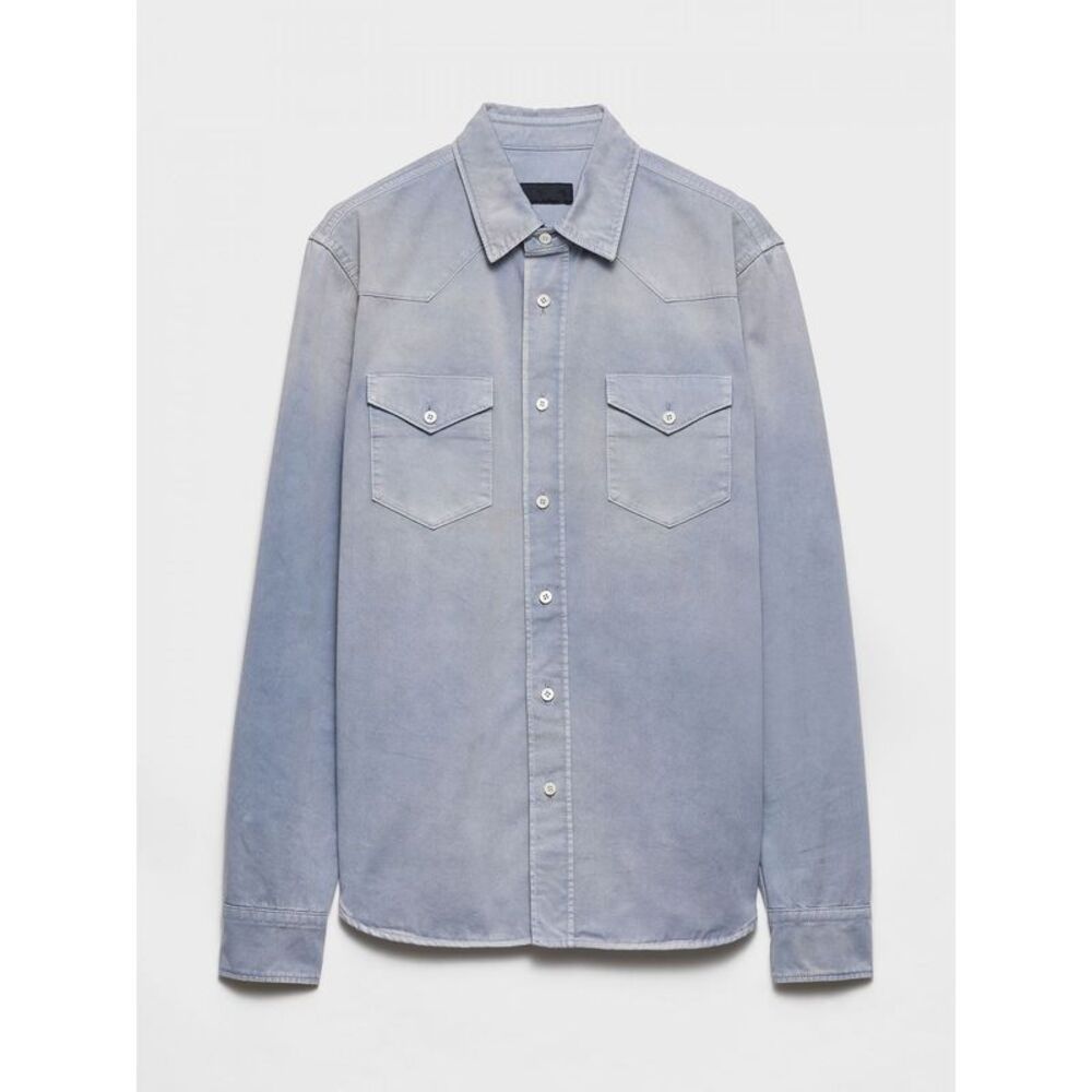 Prada Shirt Men Blue